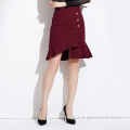 Irregularity High Waist Slim Half-Length Ladies Skirt
